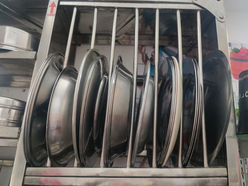Steel Plates And Cooking Items