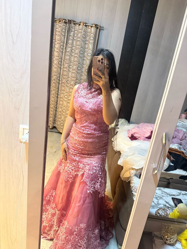 beautiful lace bridal gown🎀❤️🦋