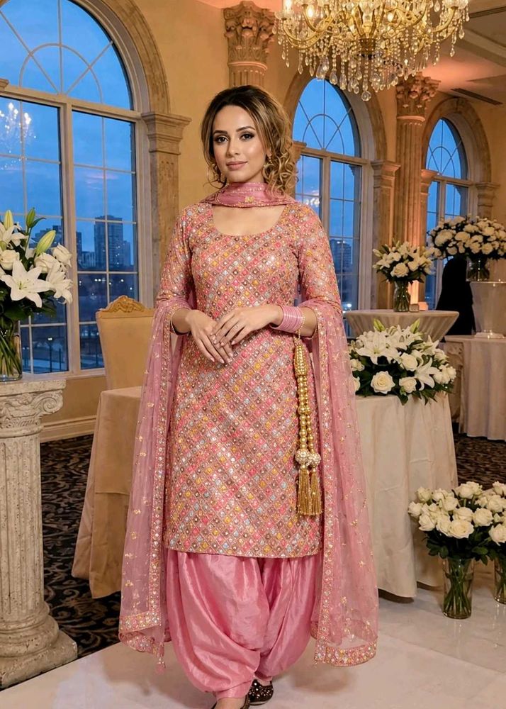 patiyala suit with dupatta