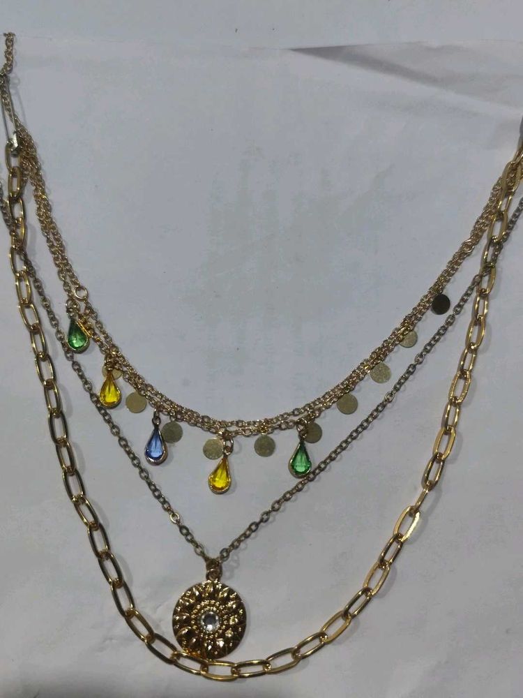 Layered Multi-Charm Necklace