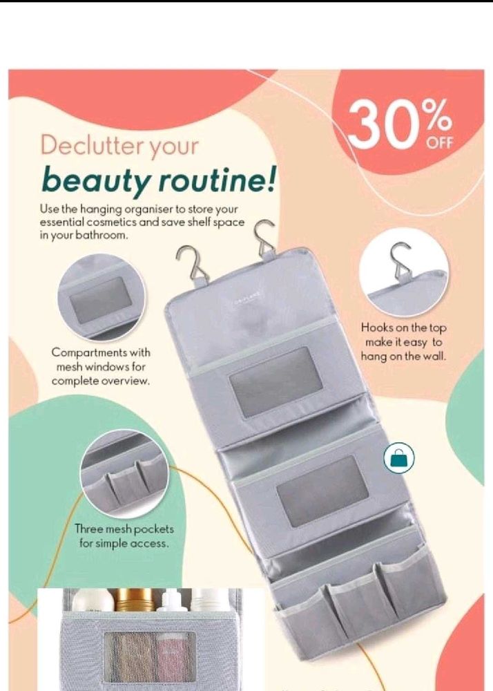 Hanging Toiletry Bag Organizer