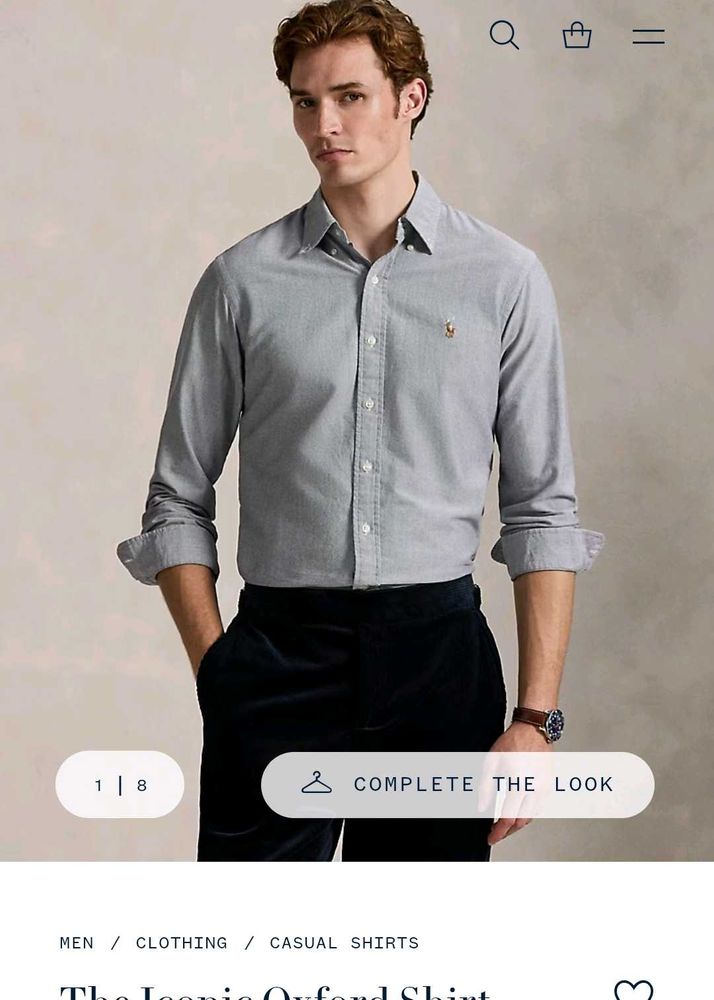 Ralph Lauren Grey Shirt
