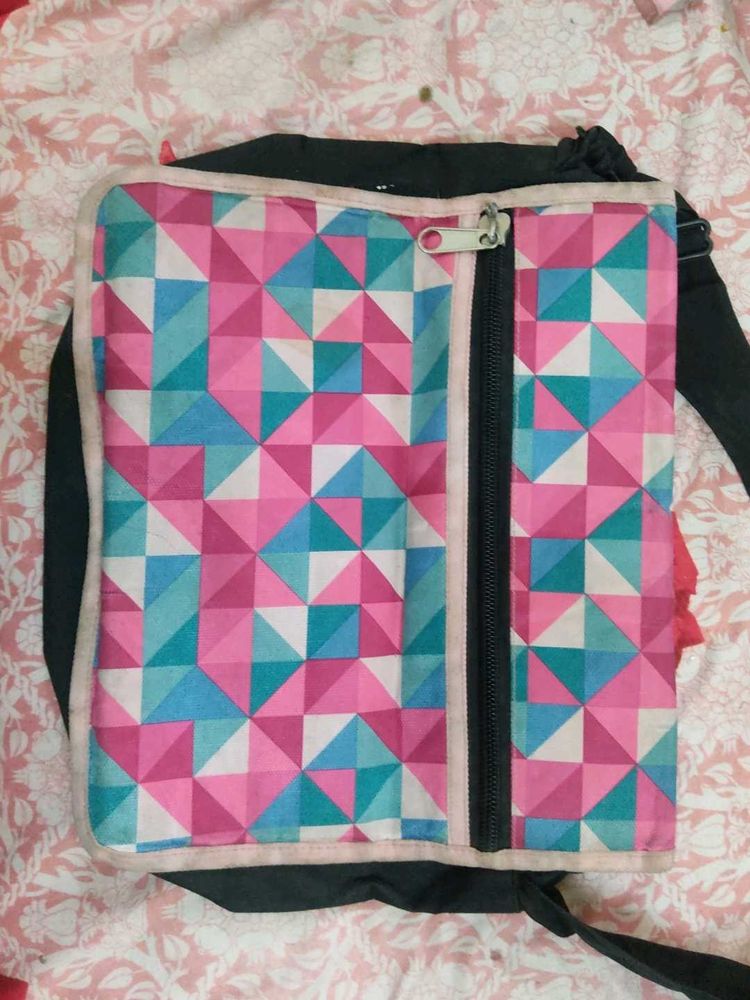 Colorful Geometric Backpack