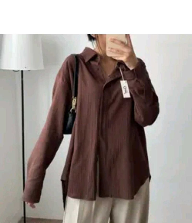 brown shirt