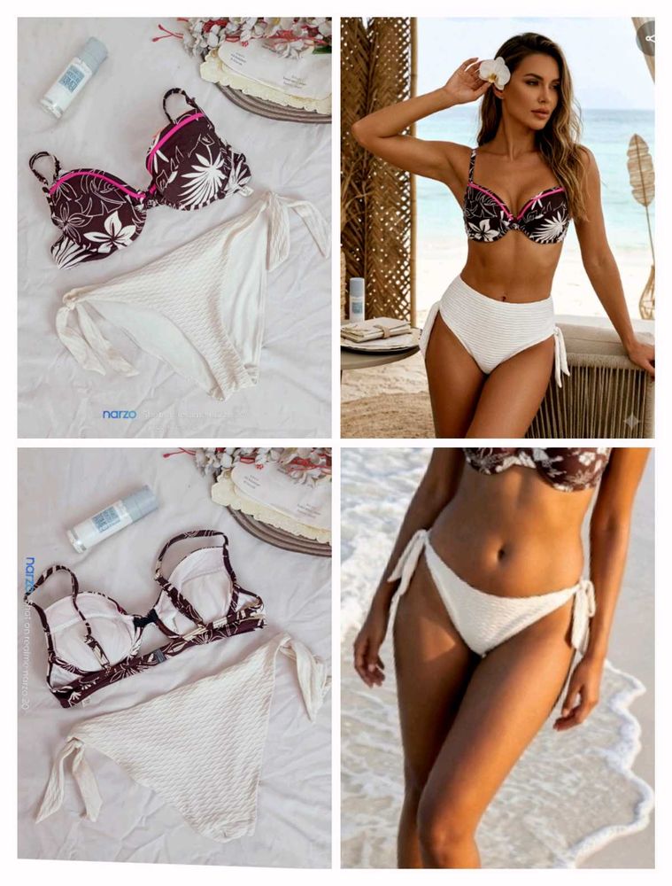 Stylish Floral Print Bikini Set
