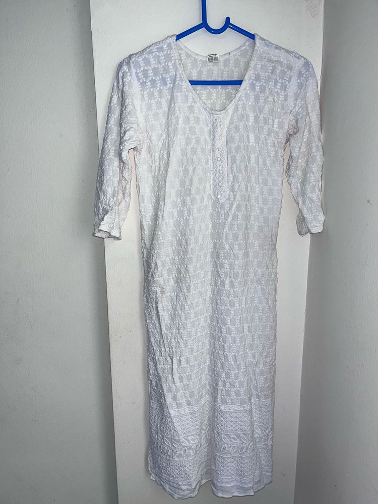 Elegant White Kurta