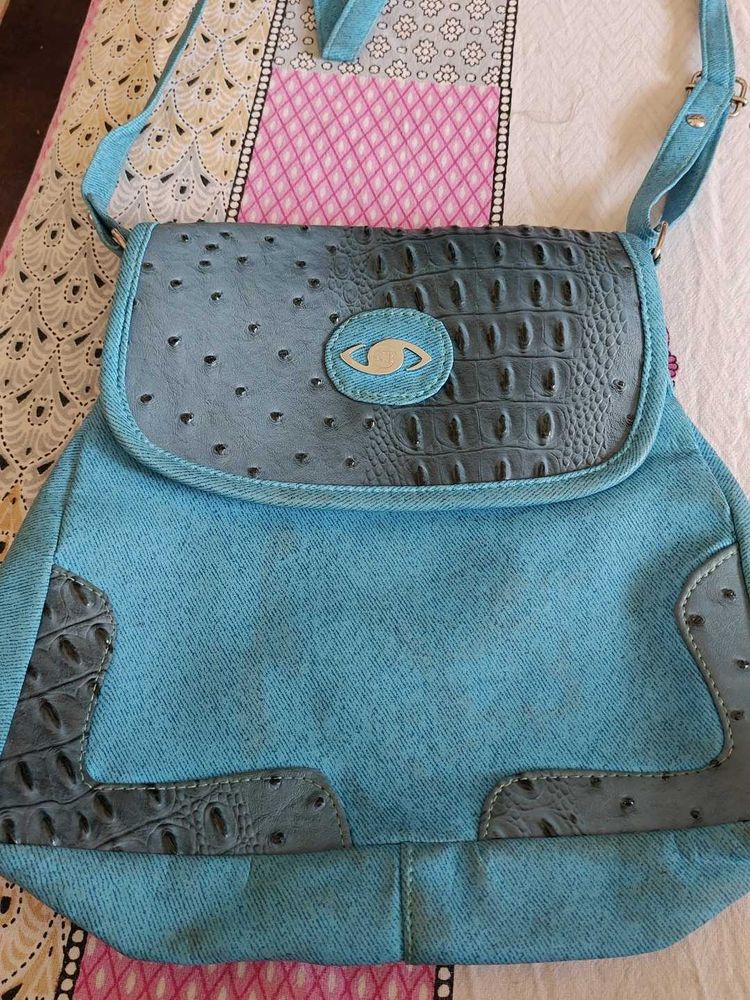 Blue Crossbody Bag