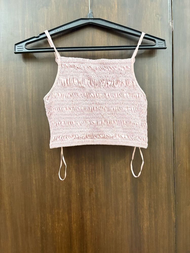 Trendy pink Crop Top⭐️