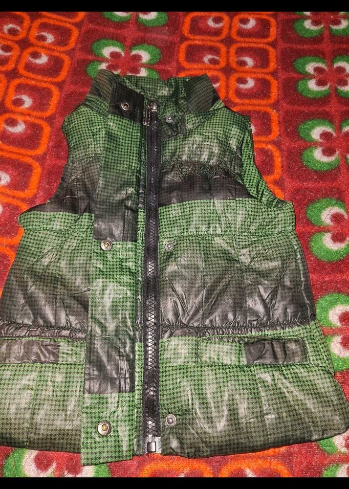 Green Puffer Vest