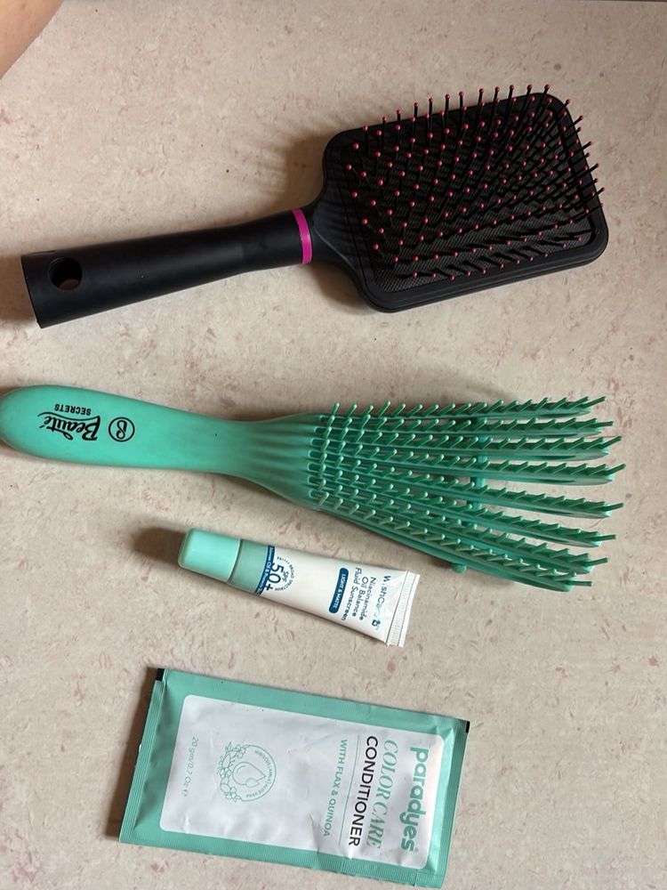 Hair Brush Set with minis combo