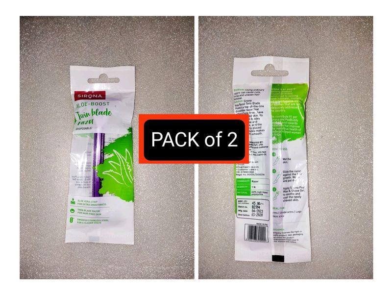 2 Sirona Razors