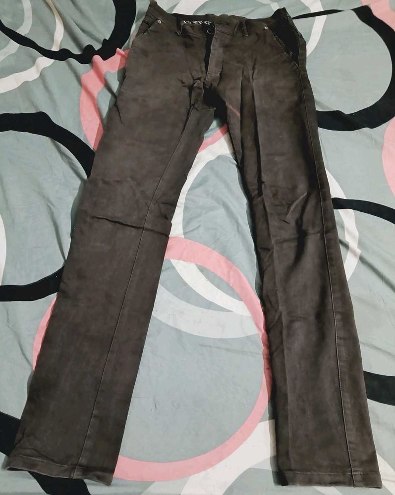 Men's Dark Wash Straight Leg Jeans
