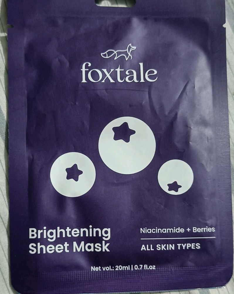 Foxtale Brightening Sheet Mask