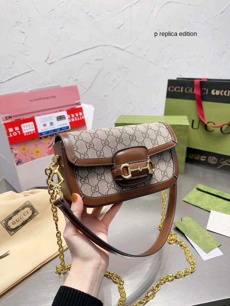 GUCCI HORSEBIT BAG WITH BOX BILL DUSTCOVER