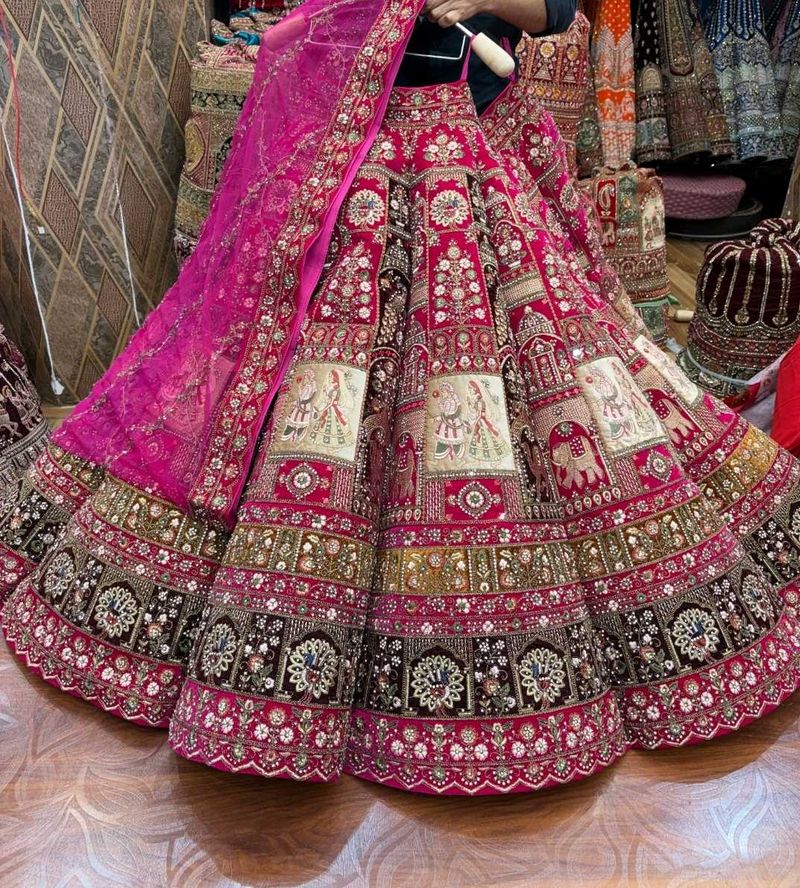 Stunning Embroidered Lehenga Choli
