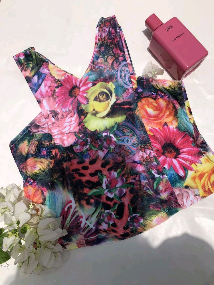 Floral Crop Top