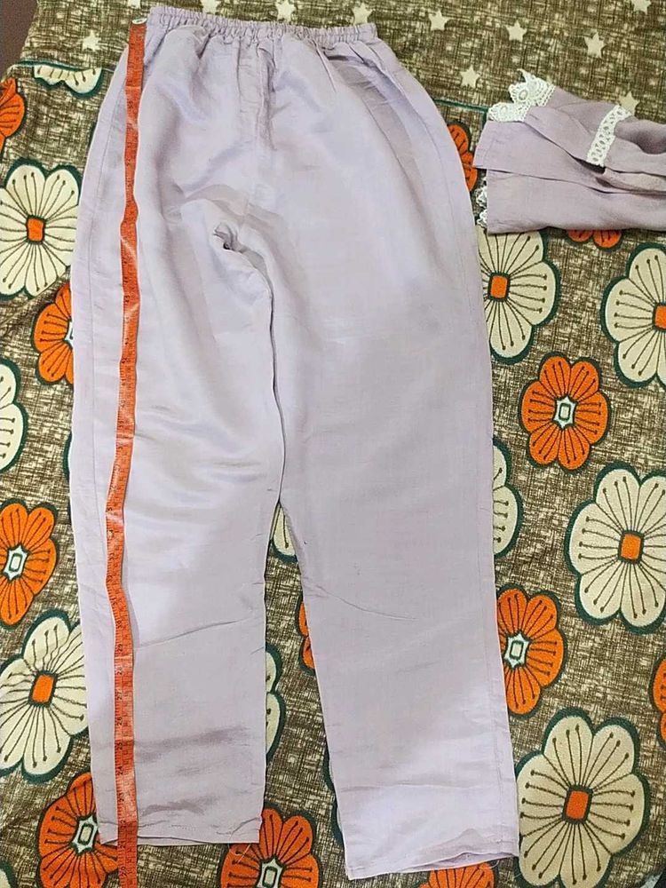 floral co-ord set in levender colour