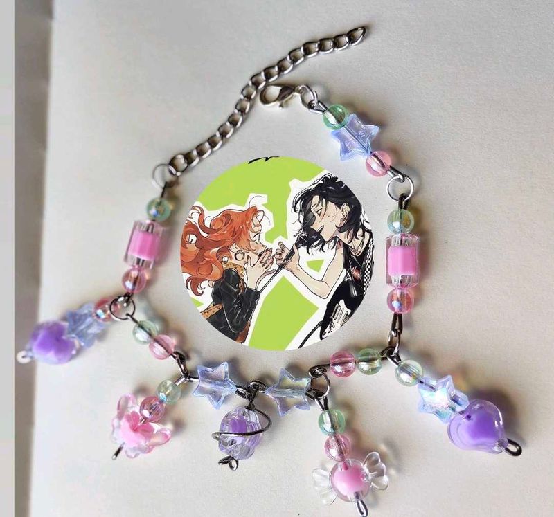 Handmade pinteresty anime bracelet