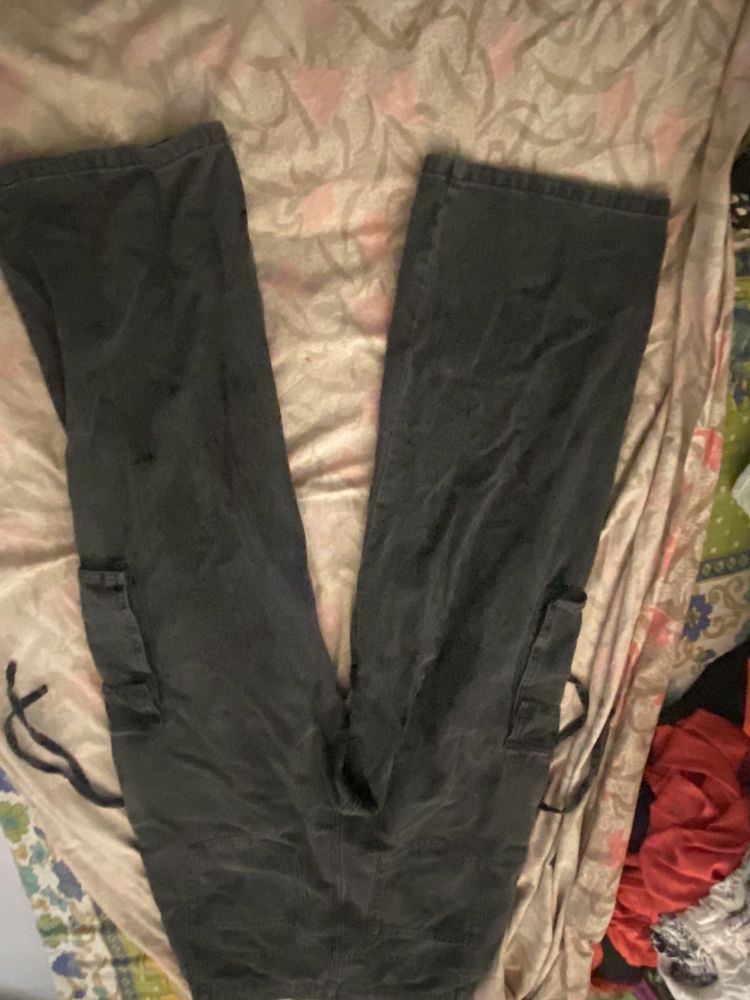 Dark Grey Cargo Pants