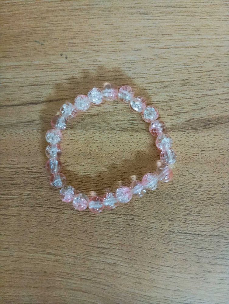 PINK BEADED BRACELET