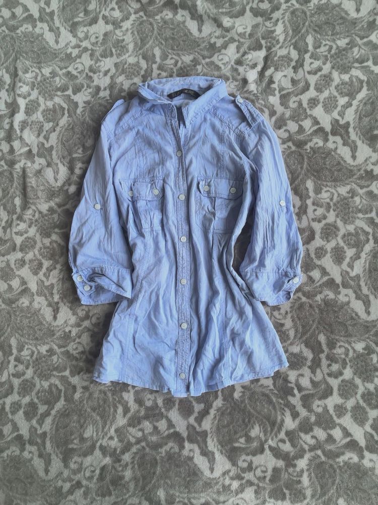 SALE 🚨 Light Blue Collared Button-Up Shirt