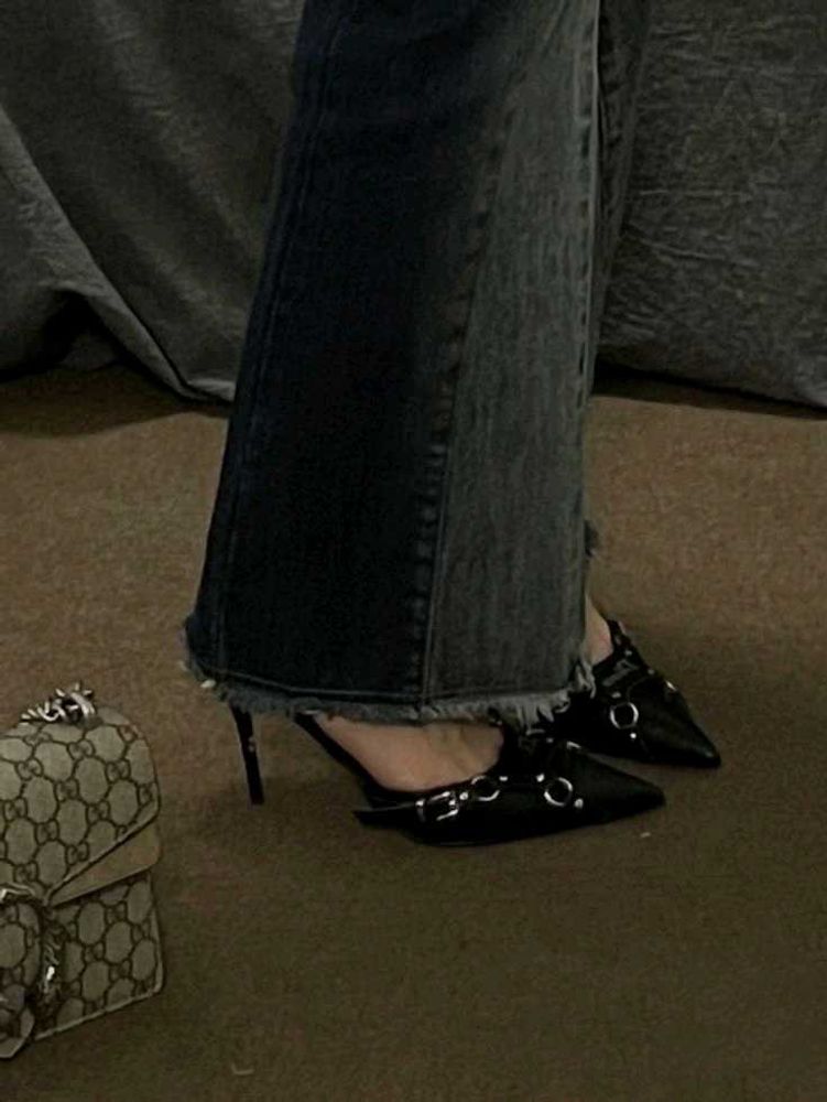 Buckle Pencil Heels