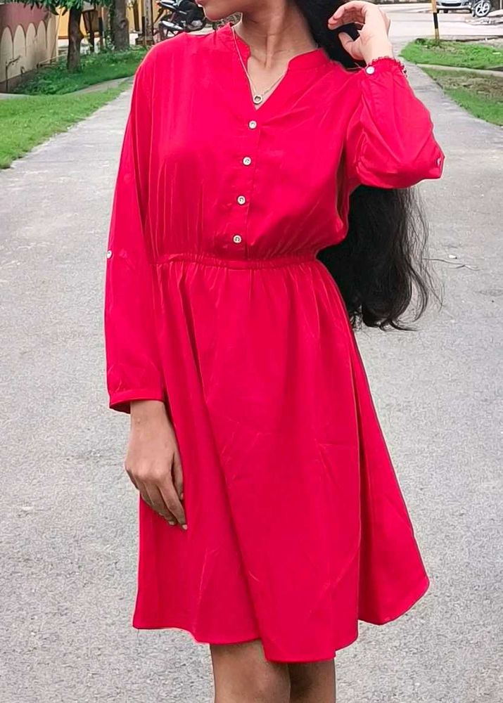 Red Casual Dress