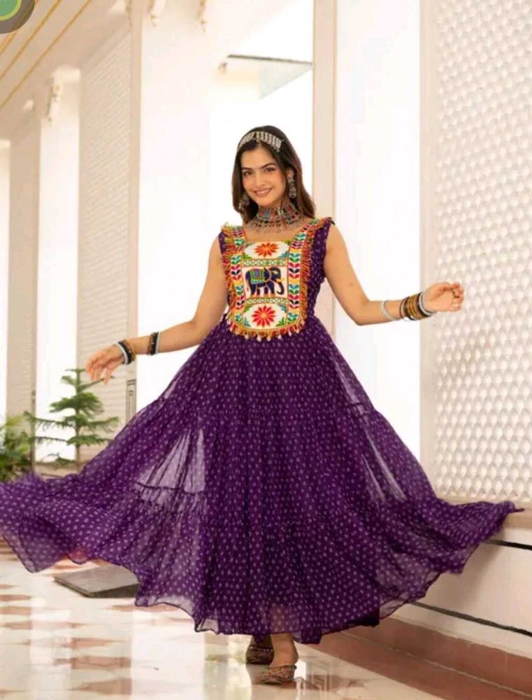 New Bandhani Navratri Anarkali
