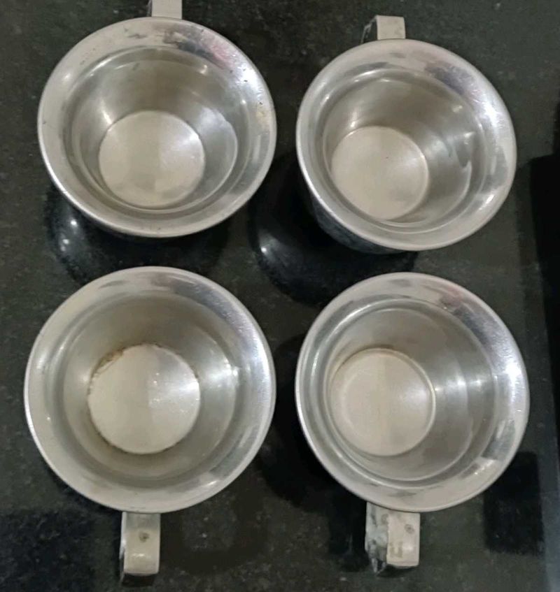 Set of 4 Metal Cups