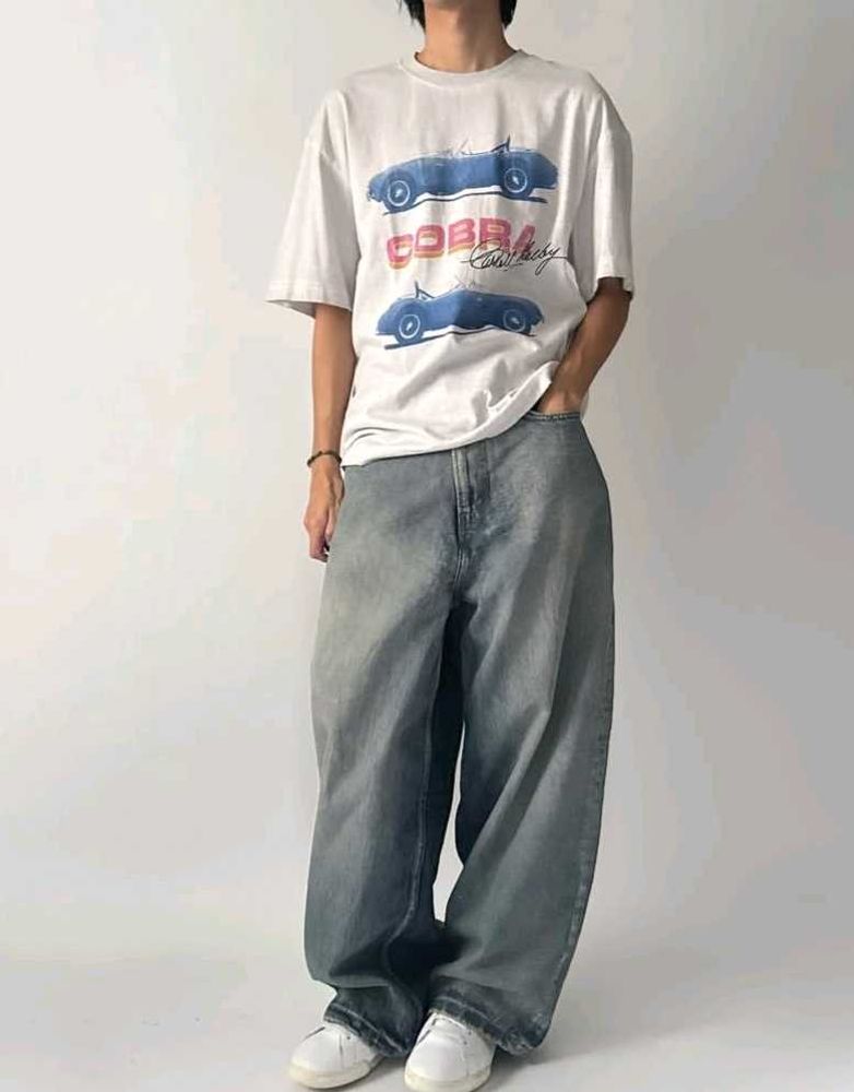 Zara loose Cobra Graphic T-Shirt