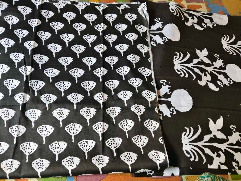 Black &amp; White Print Fabric Bundle