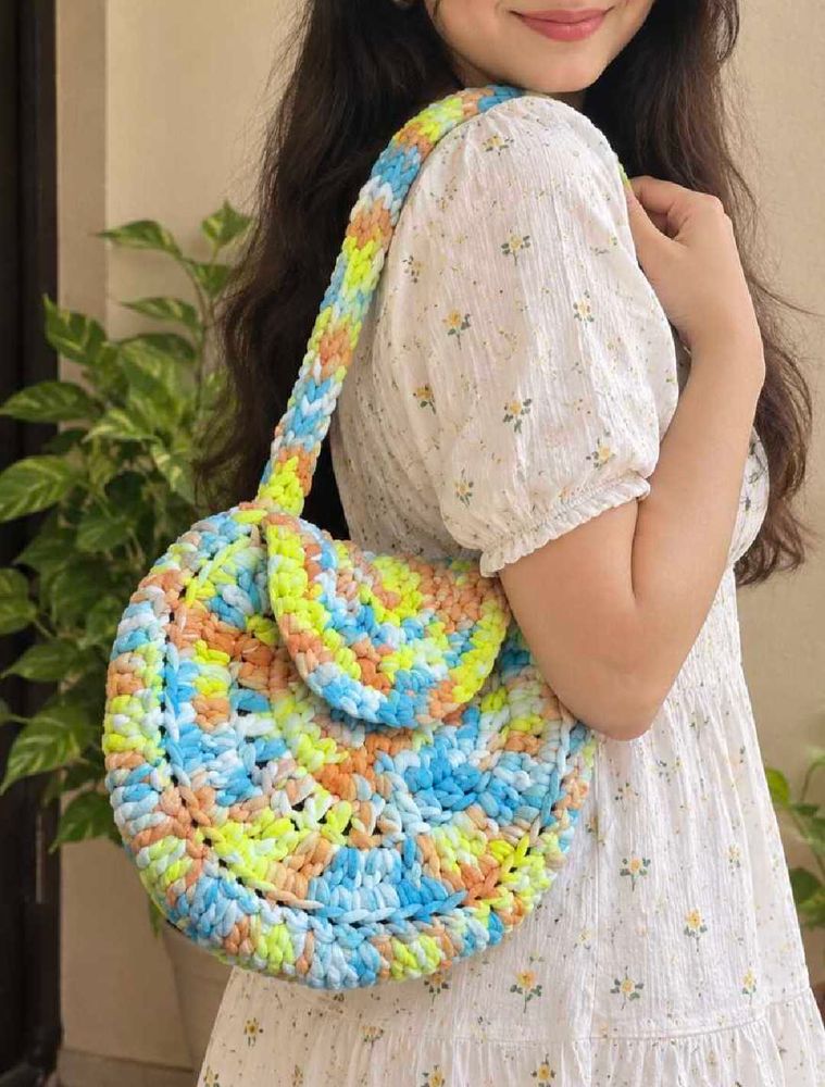 Handmade Crochet Oreo Bag