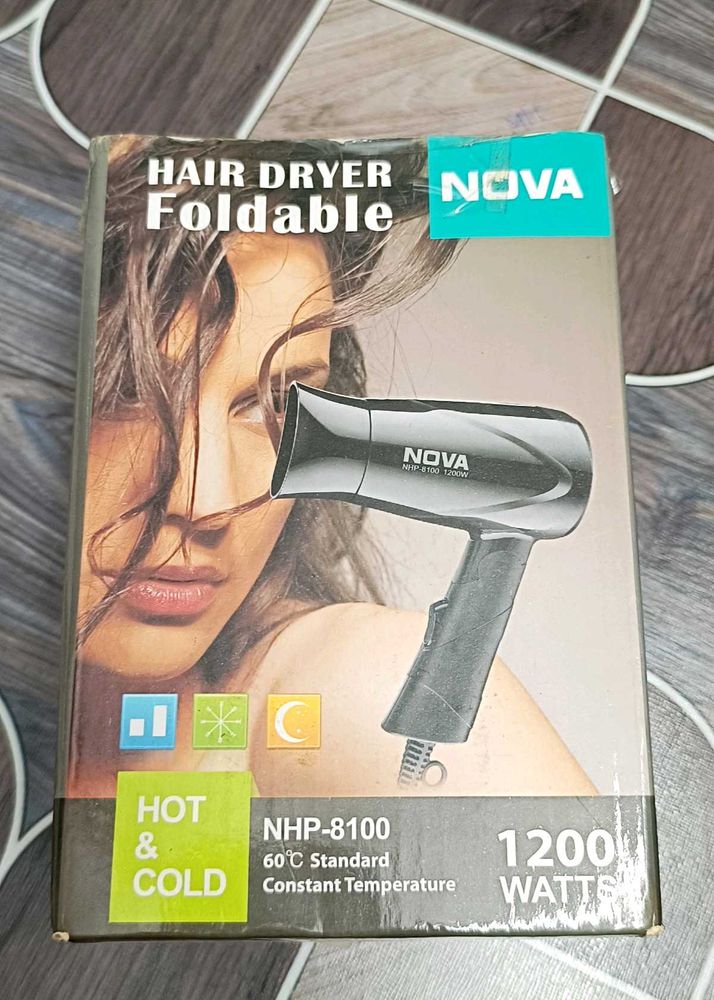 NOVA Foldable Hair Dryer 1200W