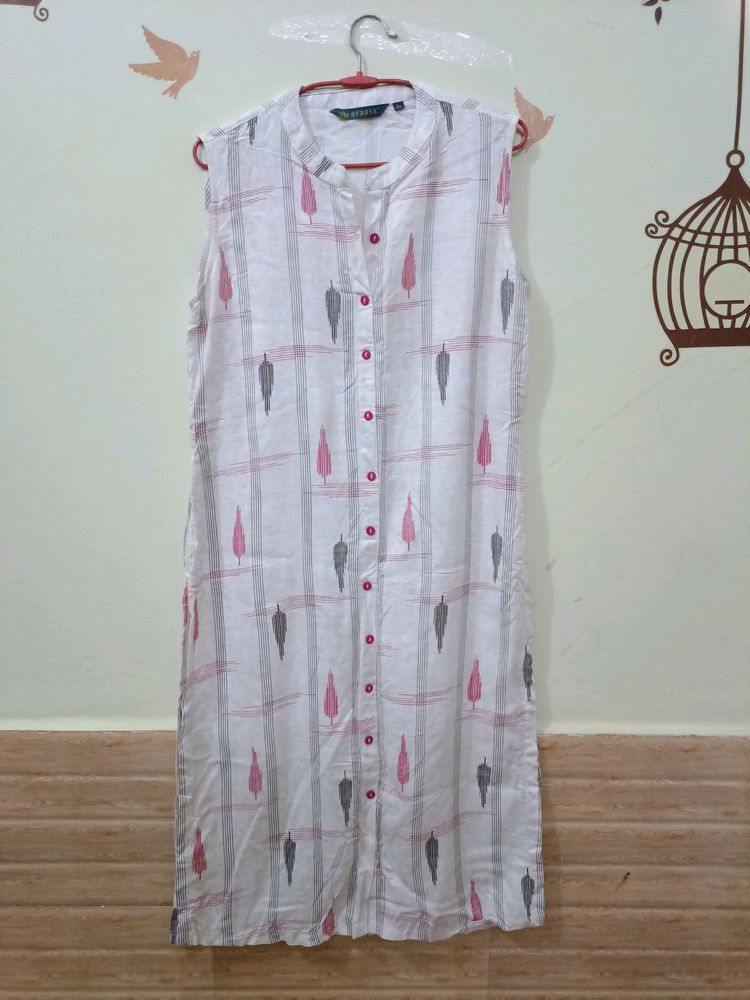 White Kurti