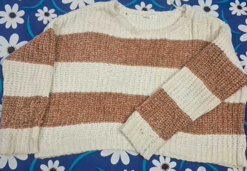 Cozy Striped Knit Sweater