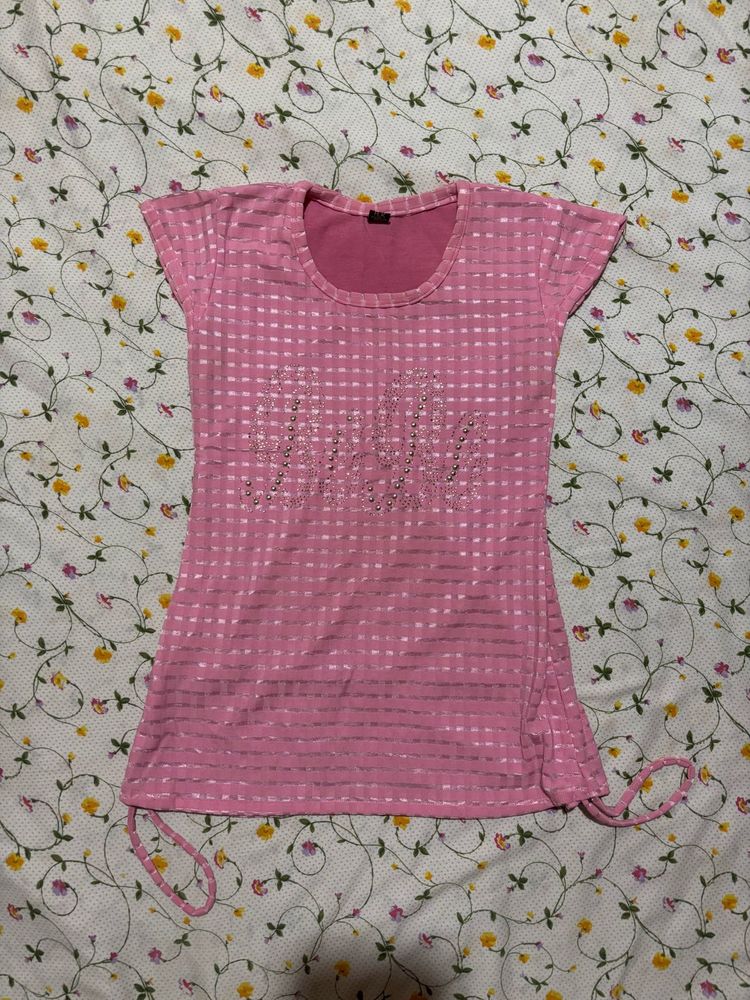 Pink Sparkly T-Shirt