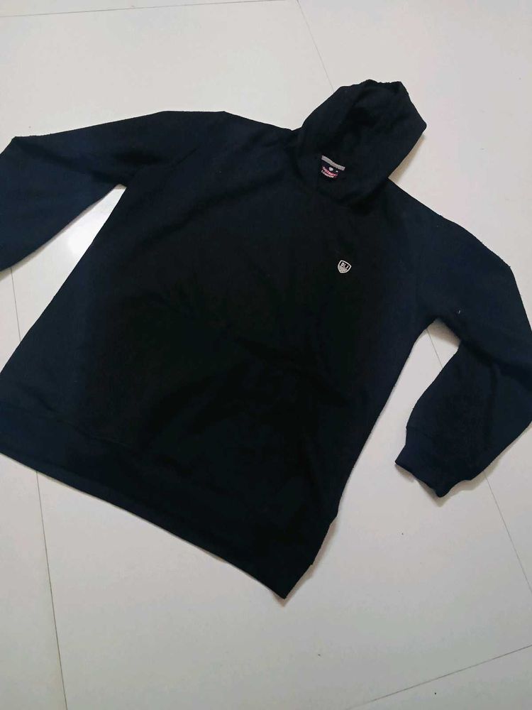 Black Pullover Hoodie