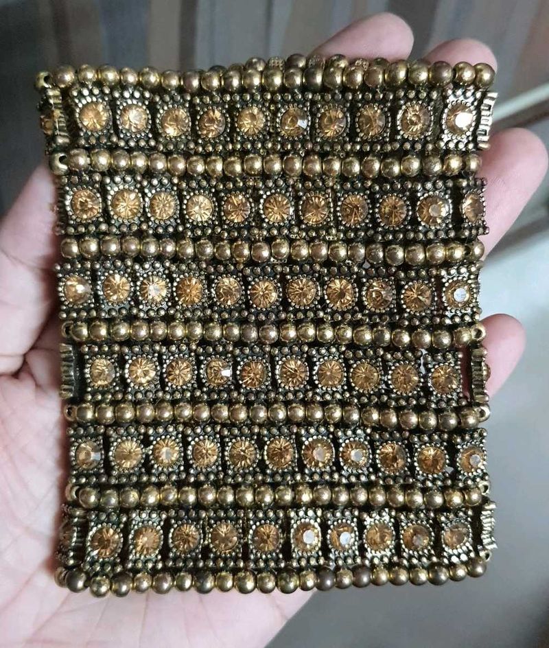 Exquisite Embellished Cuff Bracelet