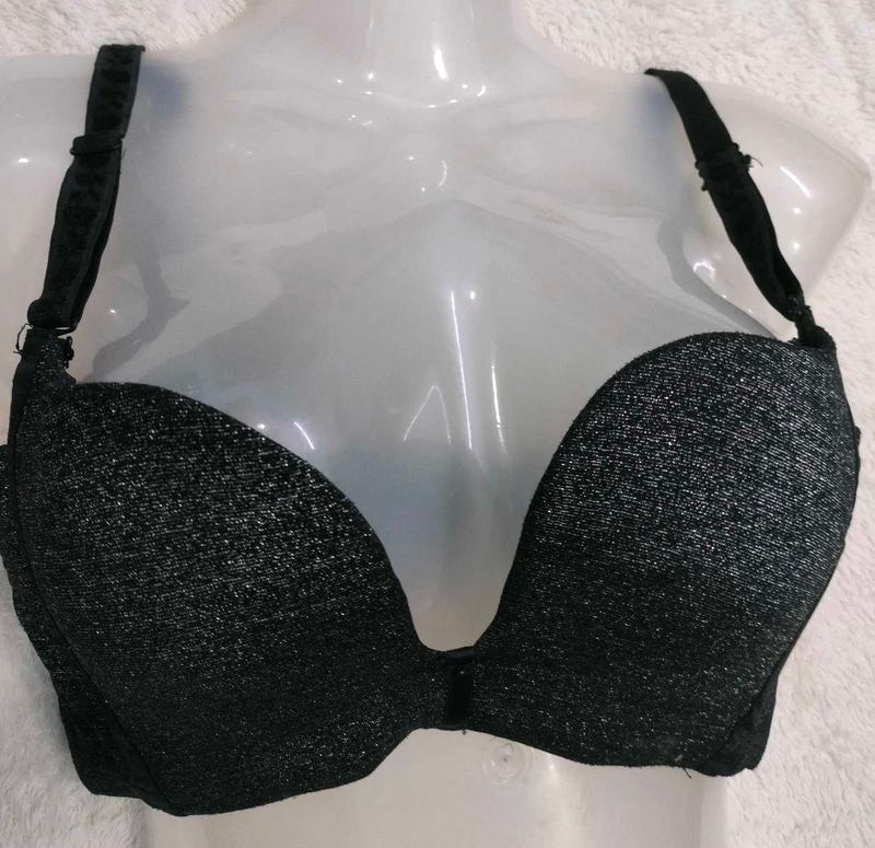 Sparkling Black Bra 💙
