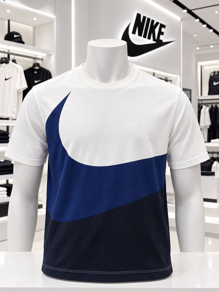 Nike Color Block Swoosh T-Shirt
