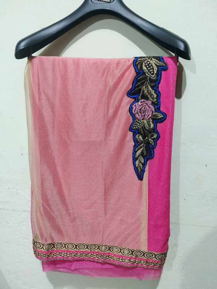 Saree With Beautiful Colours 💗