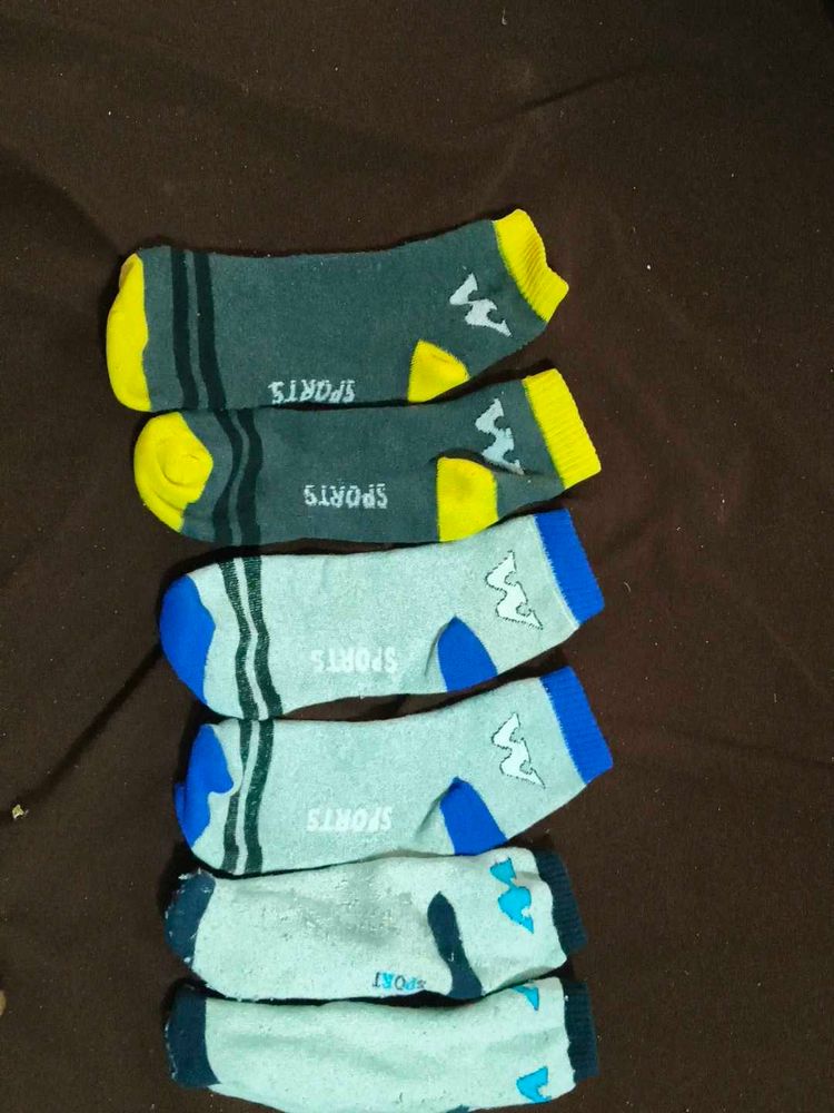 Sports Socks Bundle (6 Pairs)