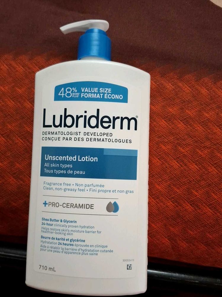 Lubriderm Unscented Lotion 710mL from canada