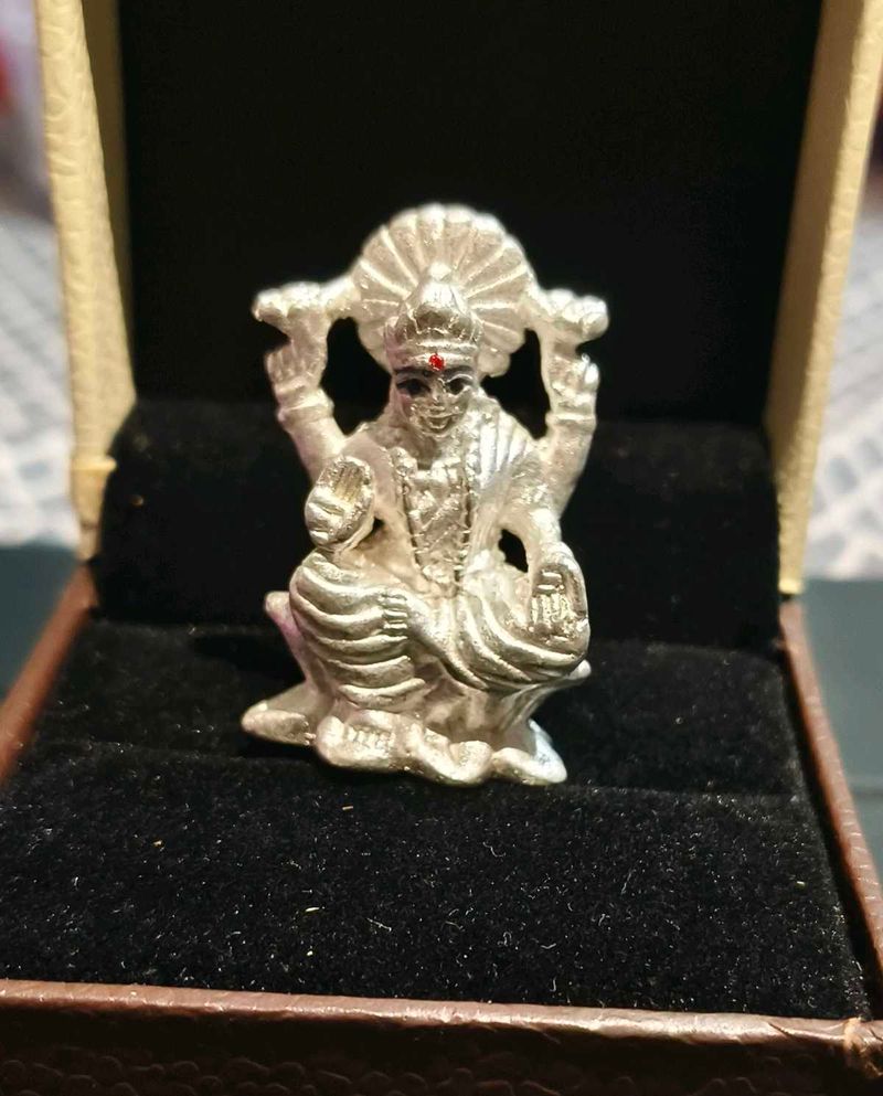 Pure Silver Lakshmi ji idol Showpiece