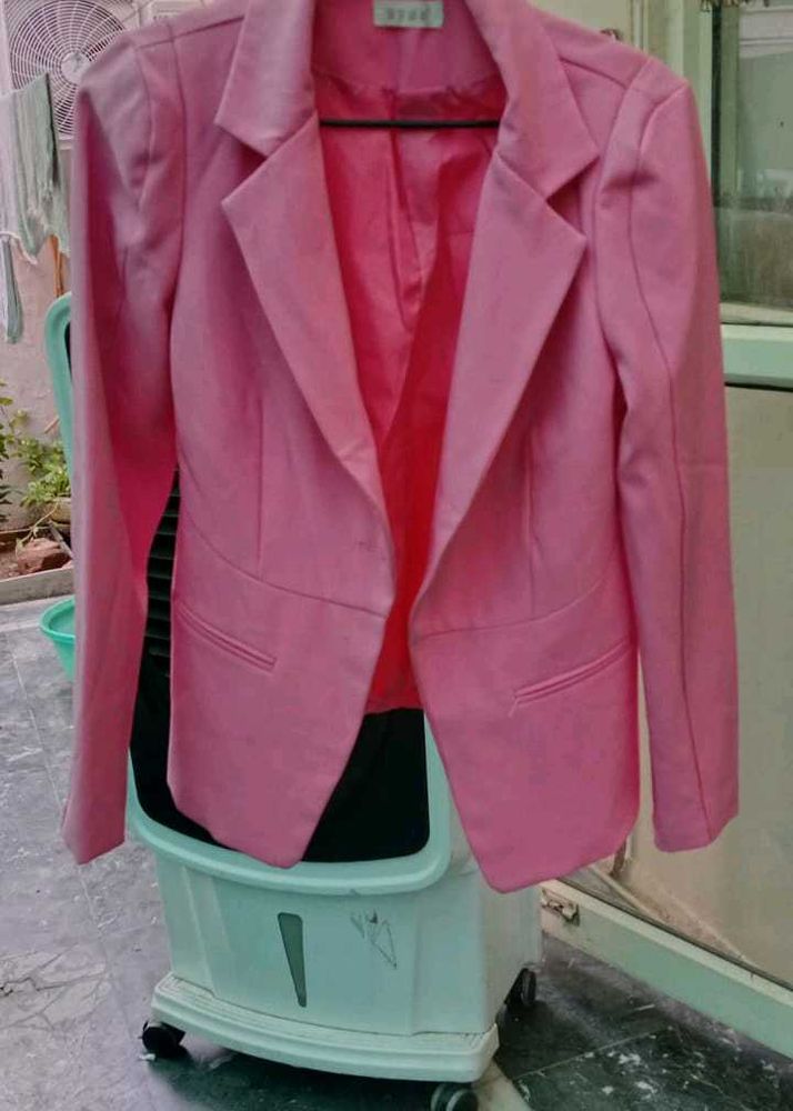 Chic Pink Blazer