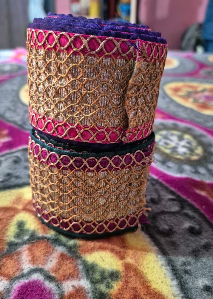 Embroidered Border Lace