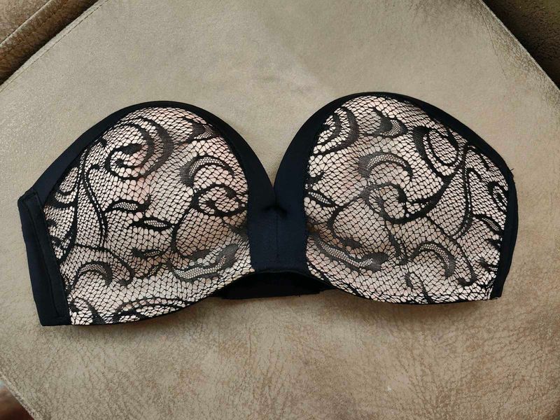 Women Push-up Heavily Padded Strapless Bra