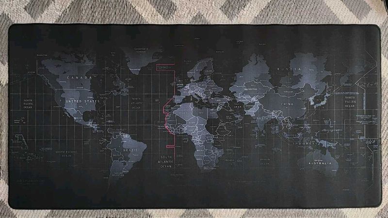 World Map Desk Mat MOUSEPAD