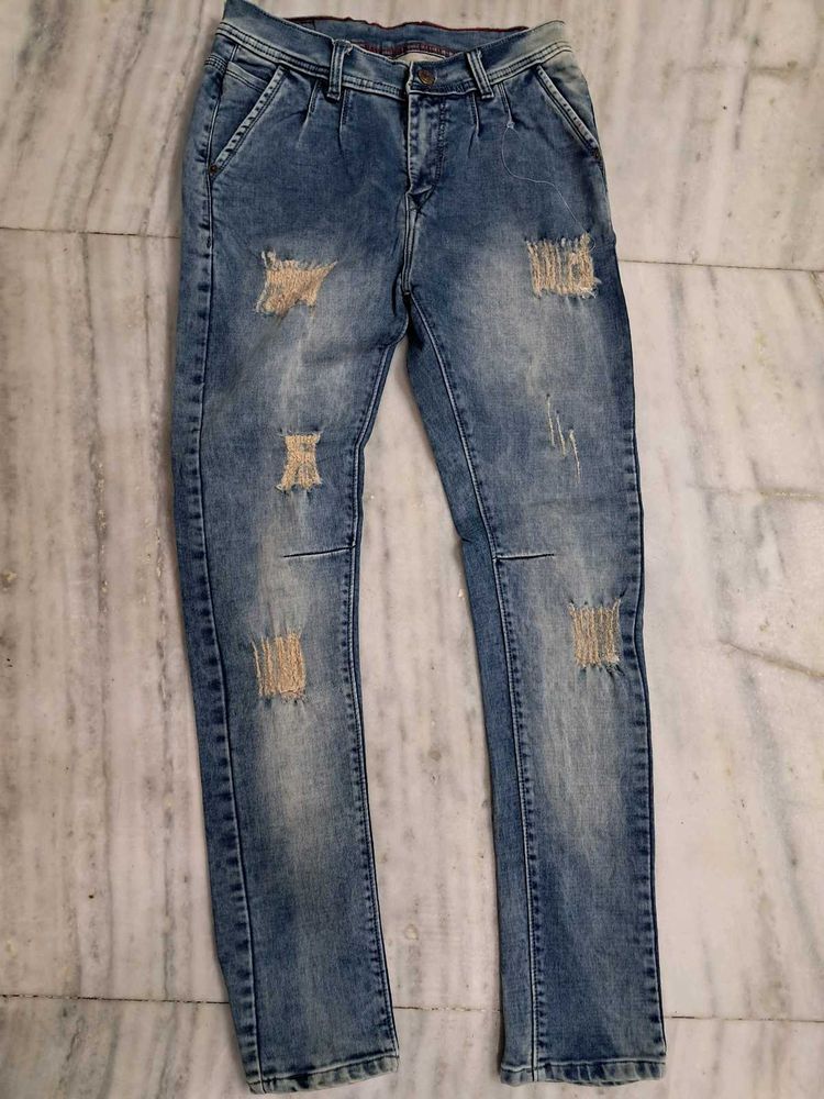 Ripped Denim Jeans