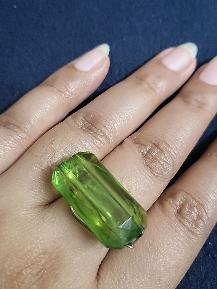 Green Stone Ring